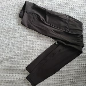 Lululemon size 4 black running leggings